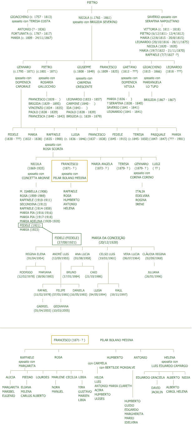 aggiornamenti albero genealogico